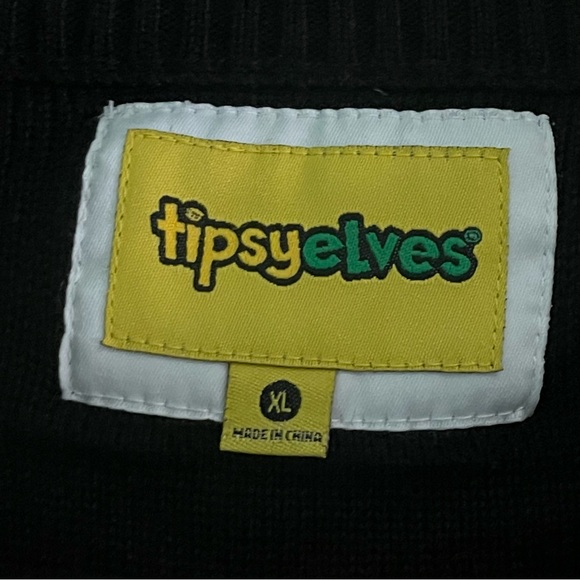 Tipsy Elves Single & Ready to Jingle Men’s XL Holiday Ugly Christmas Sweater - Picture 3 of 6